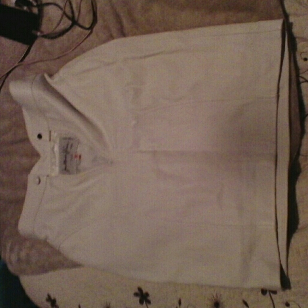 Jean claude jitrois skirt white leather